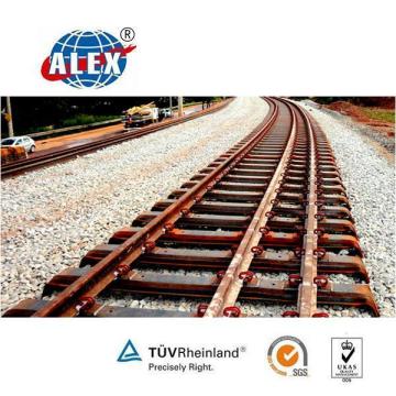 Steel Sleepers Elastic Railroad Steel Sleepers , Railway Fastening Service Steel Sleepers