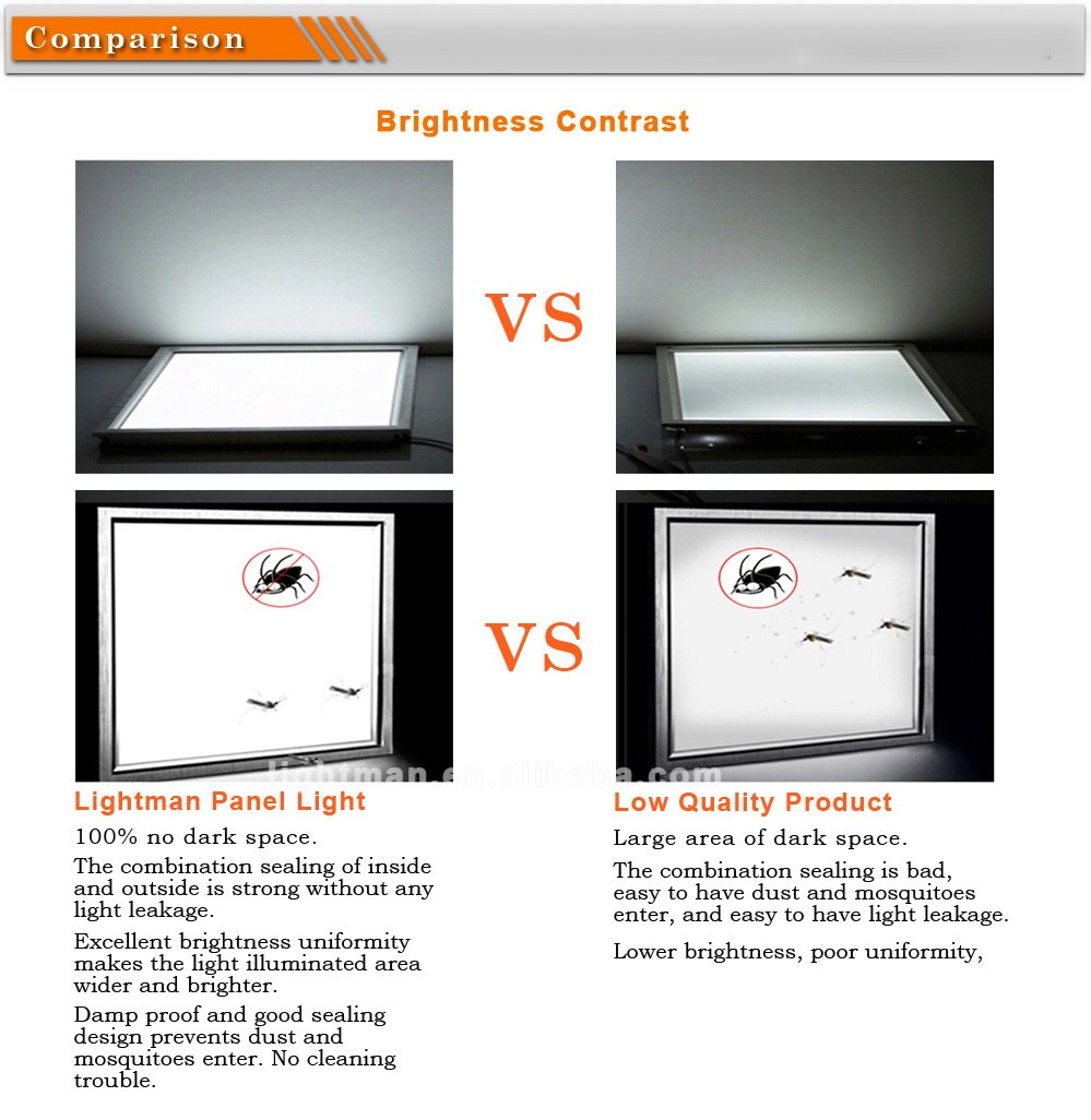 40W 30x120 Hanging LED Flat Panel Lamp