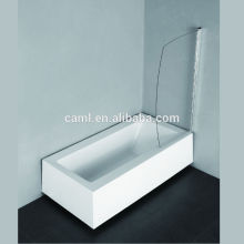 CAML Domestic glass frameless bath screen