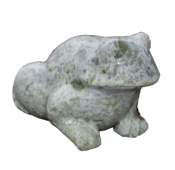 Garden frog stone statue