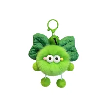 Whimsical Bunny Plush Toy Keychain