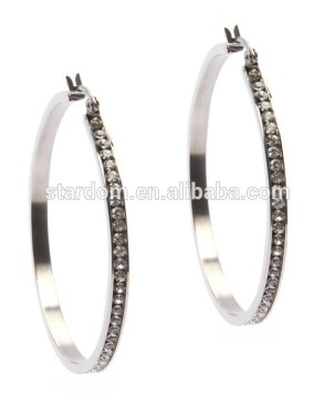 Classic stainless steel loop earring wholesale!
