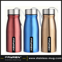 Doulbe wall Portable sport vacuum flask with Steel lid