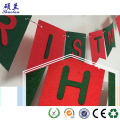 Thiết kế theo ý thích cảm thấy trang trí christmas flag