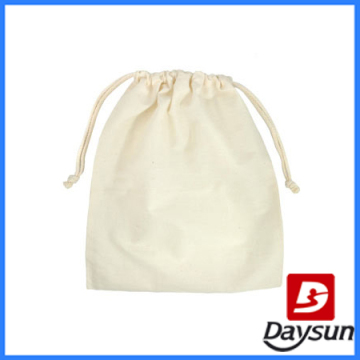 Small cotton cloth drawstring gift bag