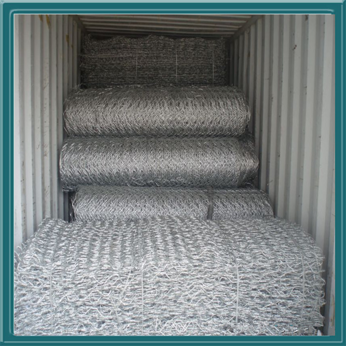 Gabion Box with Galvanized or PVC Coating