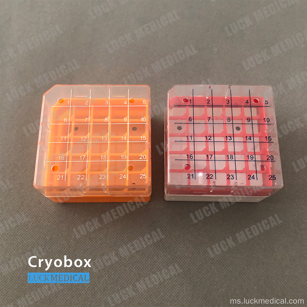 Kotak Cryotube untuk tiub 1.8ml/2ml