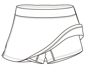 Short Pant Tennis Skirt for Women