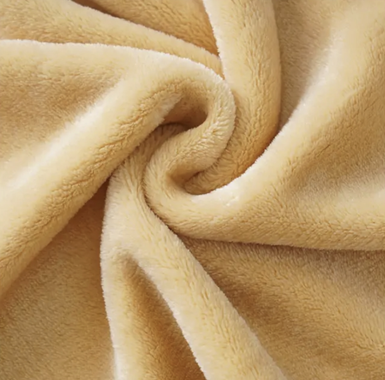 Solid Polyester Coral Fleece Fabric