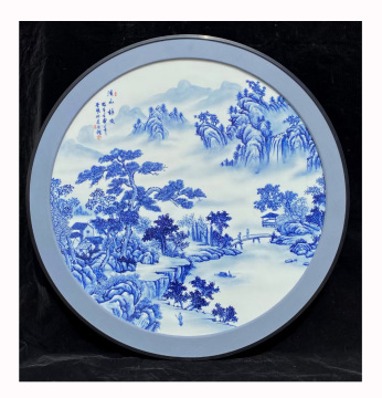 Jingdezhen Chinese Wall Paintings: Ceramic Wall Frames with Landscape Decorations