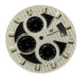 3 Subdials with linen pattern for Chronograph watch