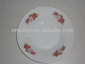 decorative porcelain plates/soup dishes