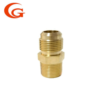 Brass Semi-Union Gas Adapter for Pipeline Connections