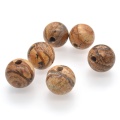 Picture Jasper 8MM Stone Balls Home Decoration Round Crystal Beads