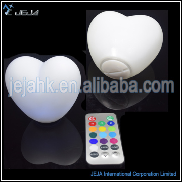 Battery Power Color Changing Led Heart Shape Night Light
