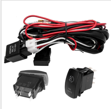 12V 40A Car Fog Light Wiring Harness Kit for LED Work Driving Light Bar