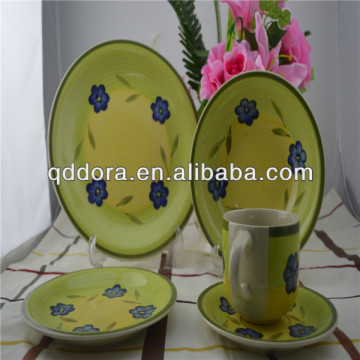 hand painted dinnerware,hand painted tableware,hand painted dinnerware set