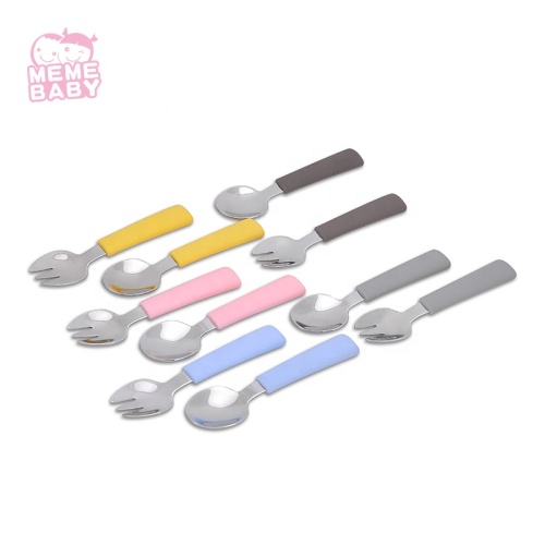 BPA Free Baby Spoon And Fork Stainless Stee