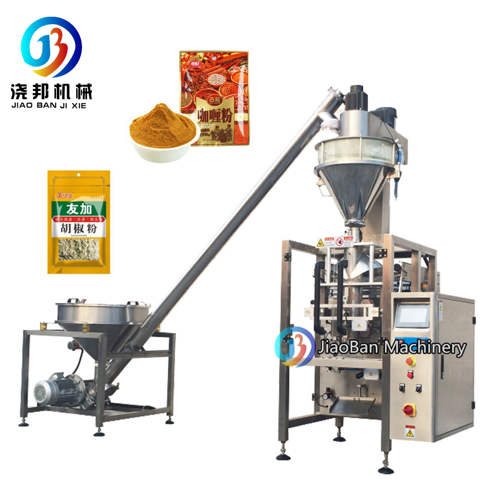 JB-300F Automatic Vertical 100g 250g 500g 1kg Powder Cocoa Sachet Packing Machine Stand Pouch Milk Powder Packaging Machine