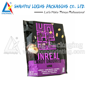 LIXING PACKAGING chocolate cnady bar packaging pouch