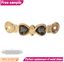 Hot sell stpip shape decorative shoes chains for women shoe