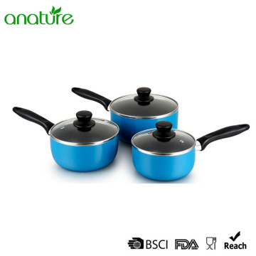 Aluminum Pressed Interior Black Nonstick Coated Milk Pot