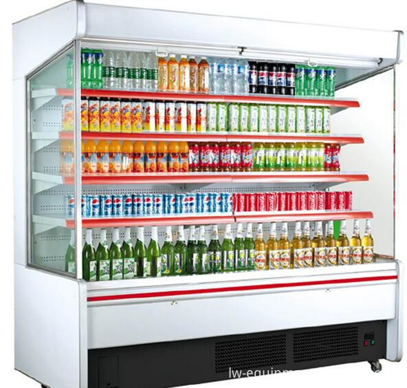 , 4 Glass Door Cold Showcase Display, Refrigerator and Cooler