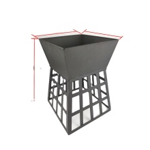 Anti-Rust Easy Cleaning Square Design Metal Fire Pit Burner Portable Outdoor Fire Pit