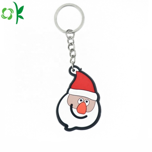 New Decoration Fashion Christmas PVC Keychain