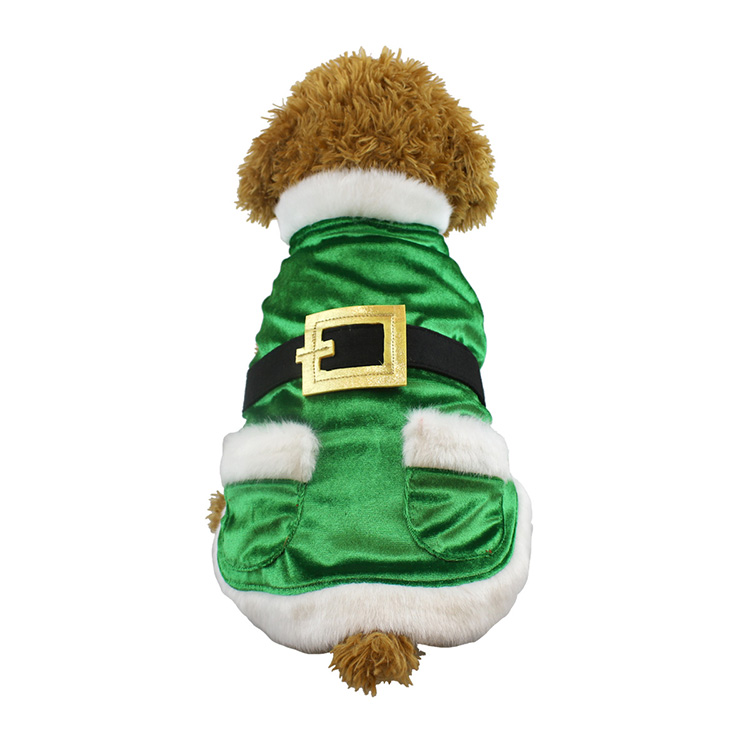 Super September Soft Shiny Fabric Bowknot Classic Dog Clothes Pet Christmas Dress