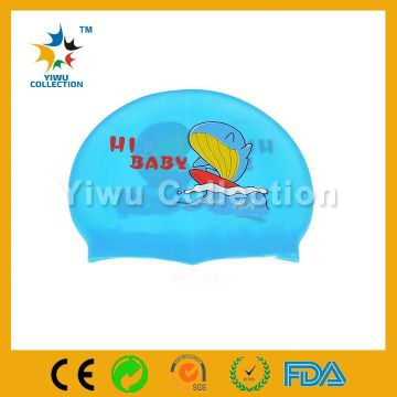 bright nylon fabric,child funny swim cap,swim hats for women