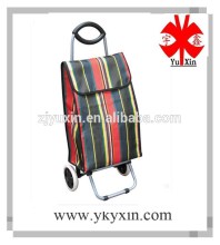 Fish mouth handle of shopping trolley bag