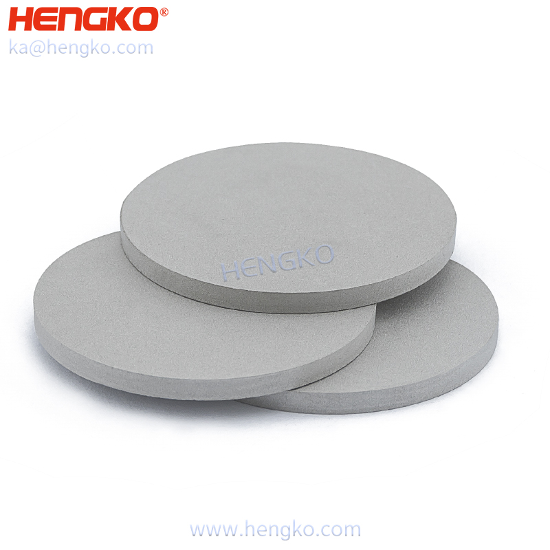 HENGKO high quality 5 20 30 40 micron porous metal 316L stainless steel sintered filter disc for mining or irrigation