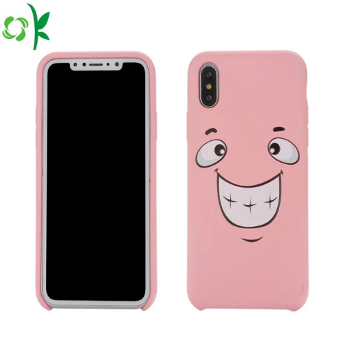 Venda quente dos desenhos animados moda silicone phone case atacado