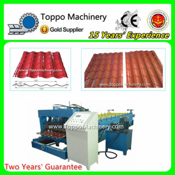 Glazed Aluminum Metal Roofing Sheet Roll Forming Equipment