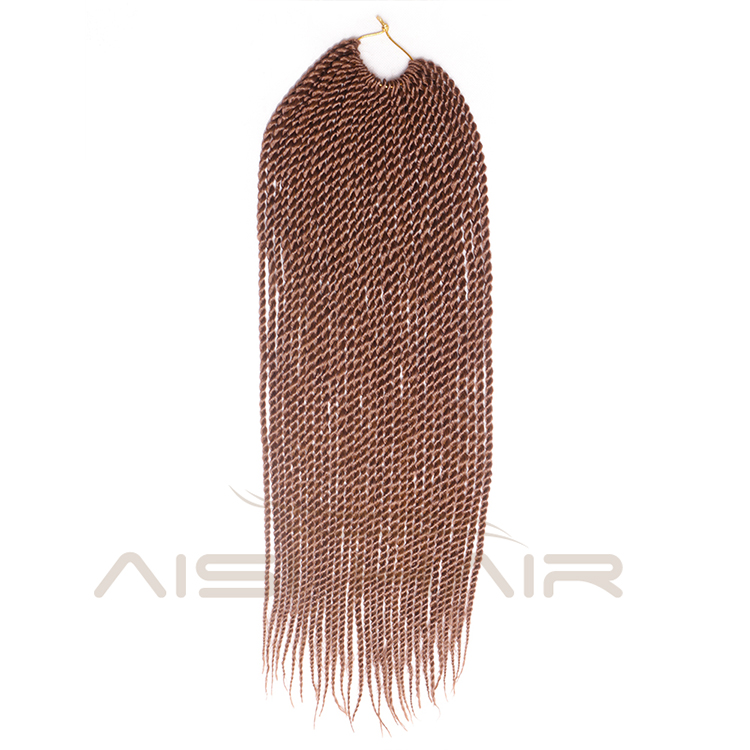 Aisi Hair 30 Roots Senegalese Twist Crochet Braid Hair Extensions Synthetic Braiding Hair Weaves for Women