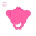 LFGB βαθμού Baby Teether Silicone Elephant Animal Toys Grow Teeth Toy