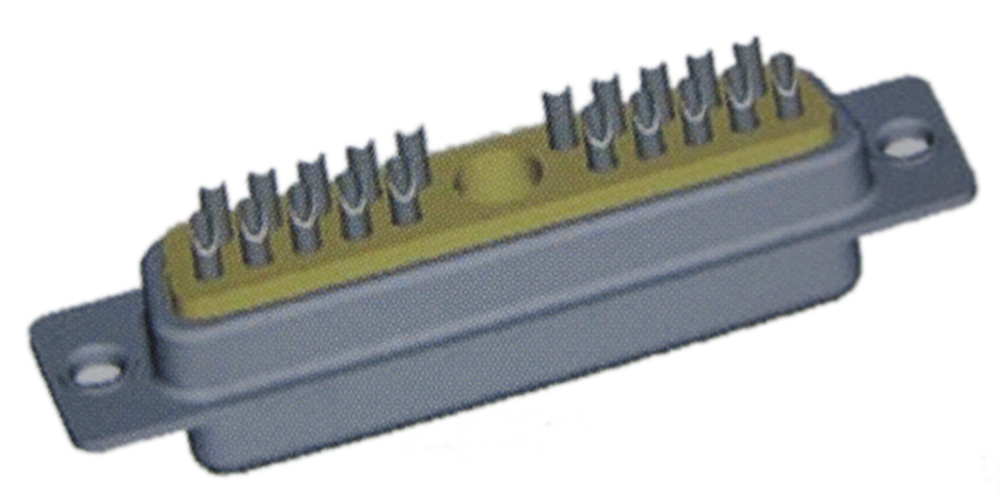21W1 D-sub Coaxial Connector Female Solder Cup