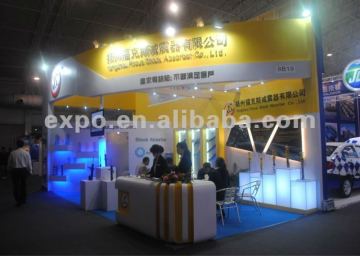 exhibit production set up for bauma China 2014