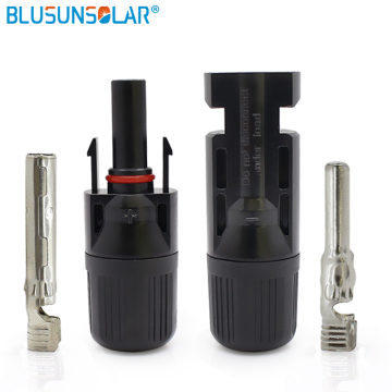 Blusunsolar 5 Pairs Lot Solar Pv Connectors IP67 Waterproof 100% PPO Material UV Resistant Use For 2.5mm 4.0mm 6.0mm PV Cable