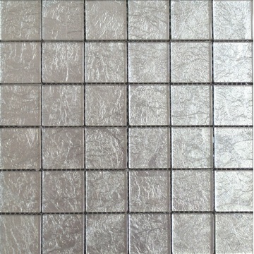 High Glossy 300x300x8mm Glass Building Mosaic Tiles
