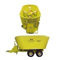 Single auger tmr feeding mixer machine