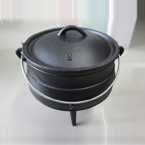 Đen Phôi Gang Potjie Pot