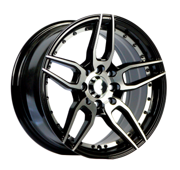 Alloy Samll Size Wheel Undercut Black 15X7