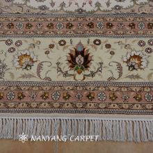 9'x12' Handmade White Wool  Persian Rug