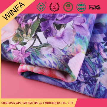 Made in china Competitive price T/R POR Digital print fabric