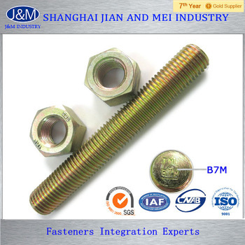 ansi a193 b16 full thread stud bolt