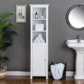 Bathroom Cabinets 5 Tier Storage Shelf Wood Cabinet