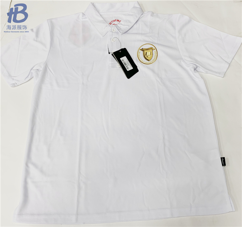 Camisas de polo blanco para niños