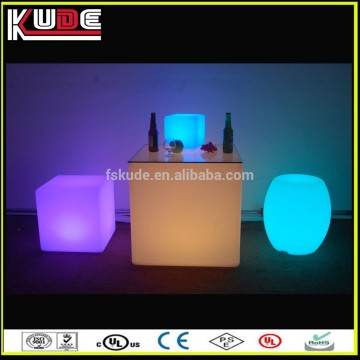 LED square cube table / glowing bar square table / lighted Pub cube table